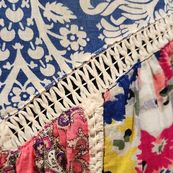 Anthropology 🔥 🌸Midi Tunic with Graphic 3/4 Sleeves - Picture 7 of 9